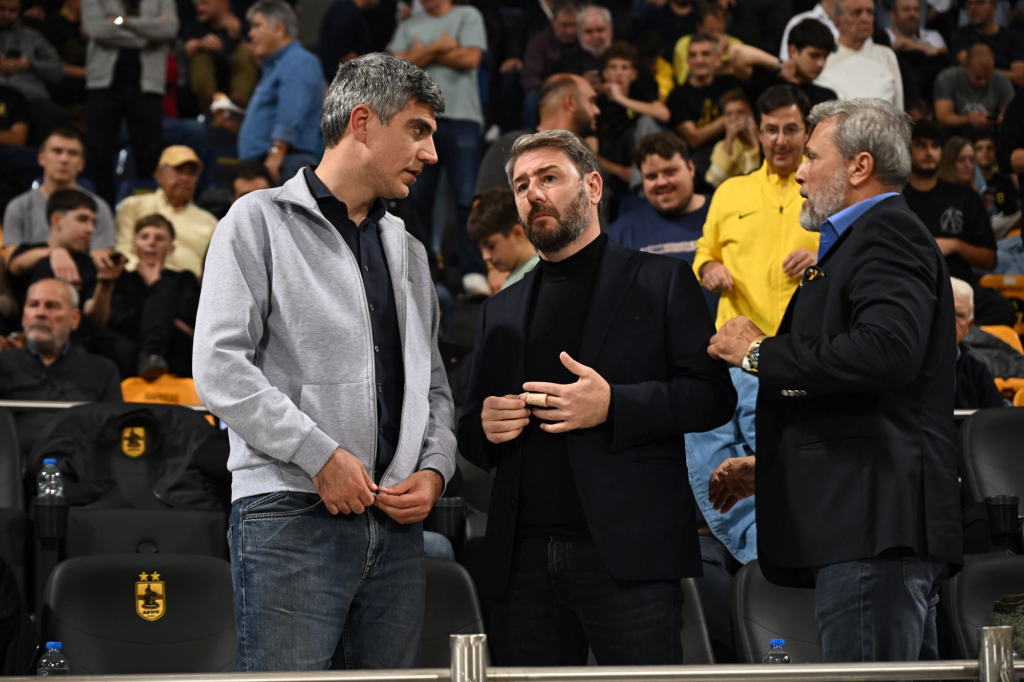 Στο Nick Galis hall ο Νίκος Ανδρουλάκης για τον αγώνα του Άρη